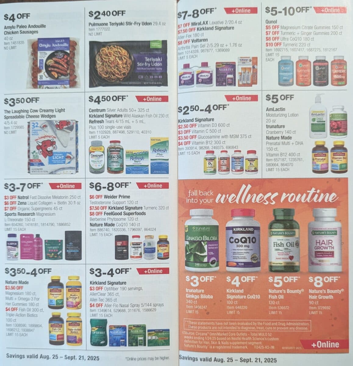 ad scan of the costco coupon book september 2025 from Slickdeals