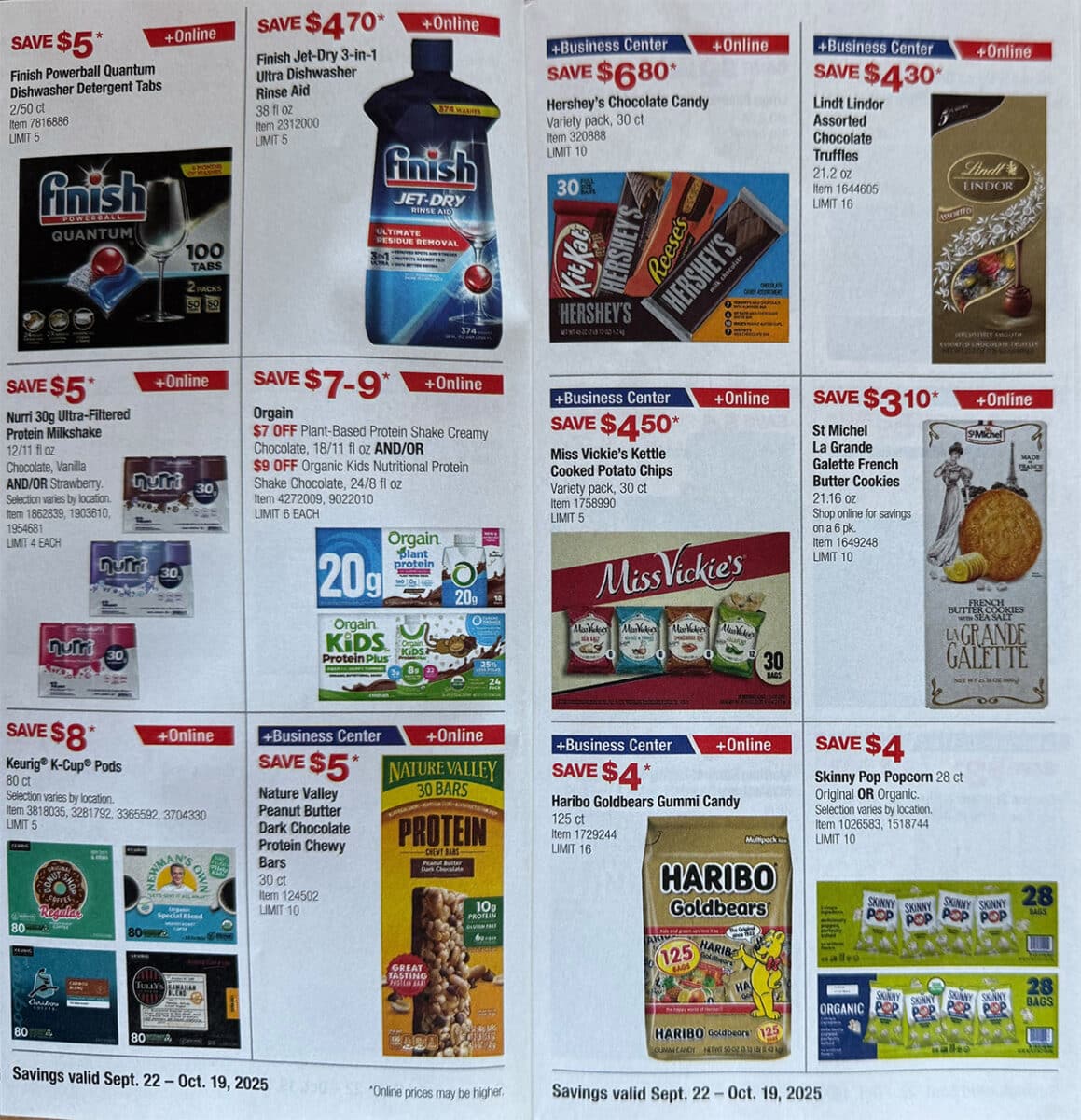 ad scan of the costco coupon book october 2025 from Slickdeals