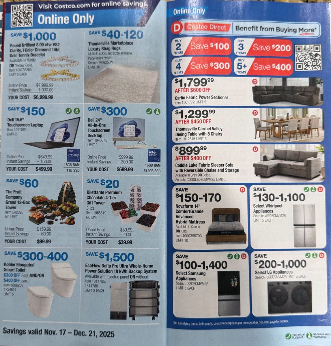 Costco Coupon Book November December Slickdeals 2025