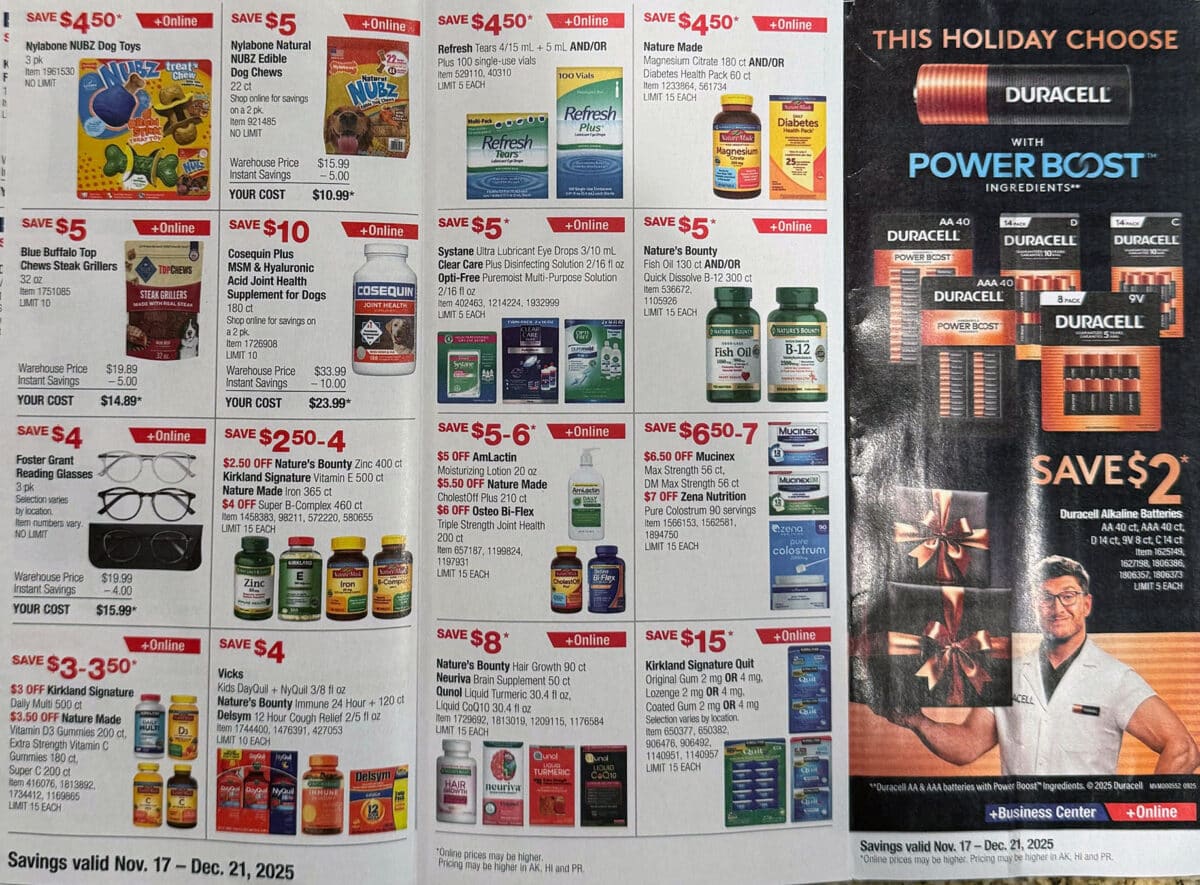 Costco Coupon Book November December Slickdeals 2025