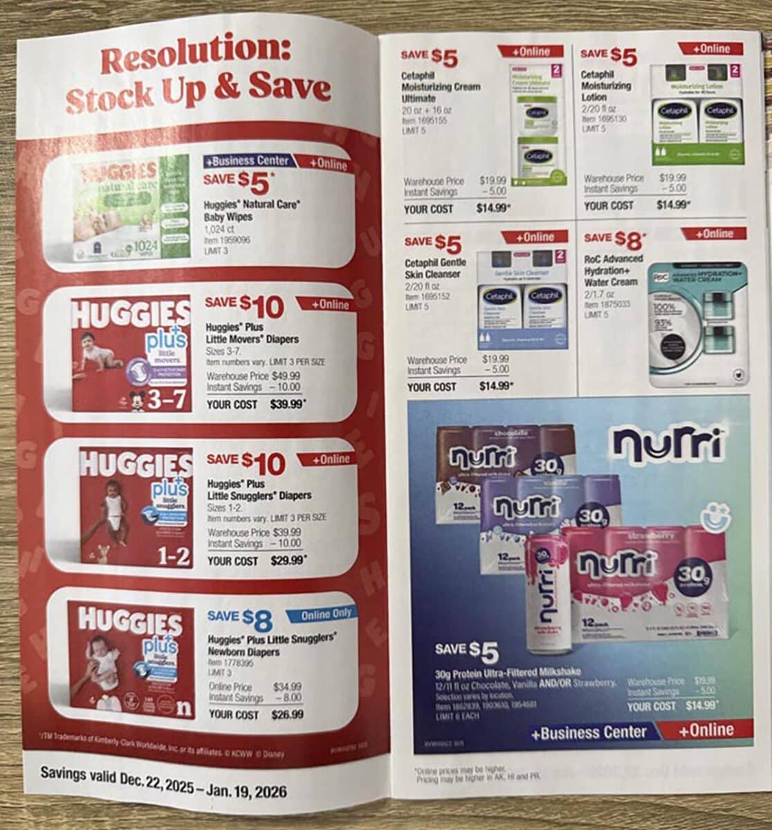 Costco coupon book January 2026