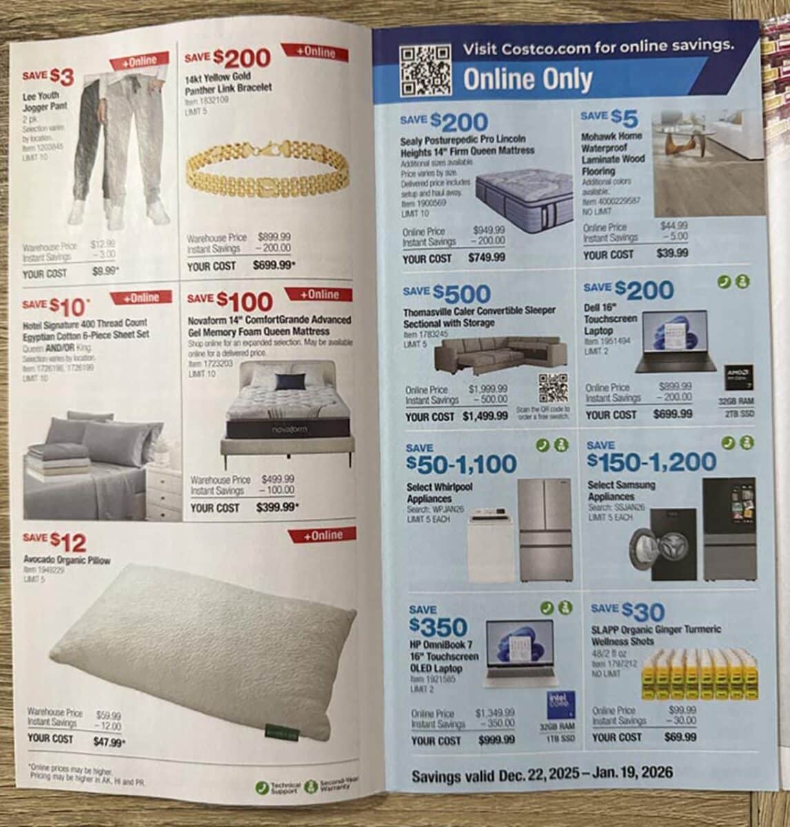 Costco coupon book January 2026