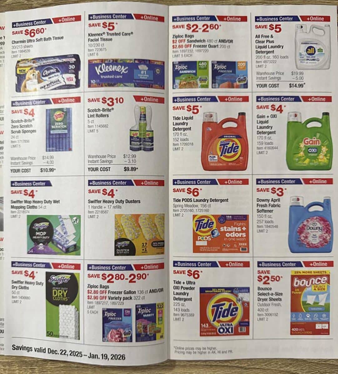 Costco coupon book January 2026