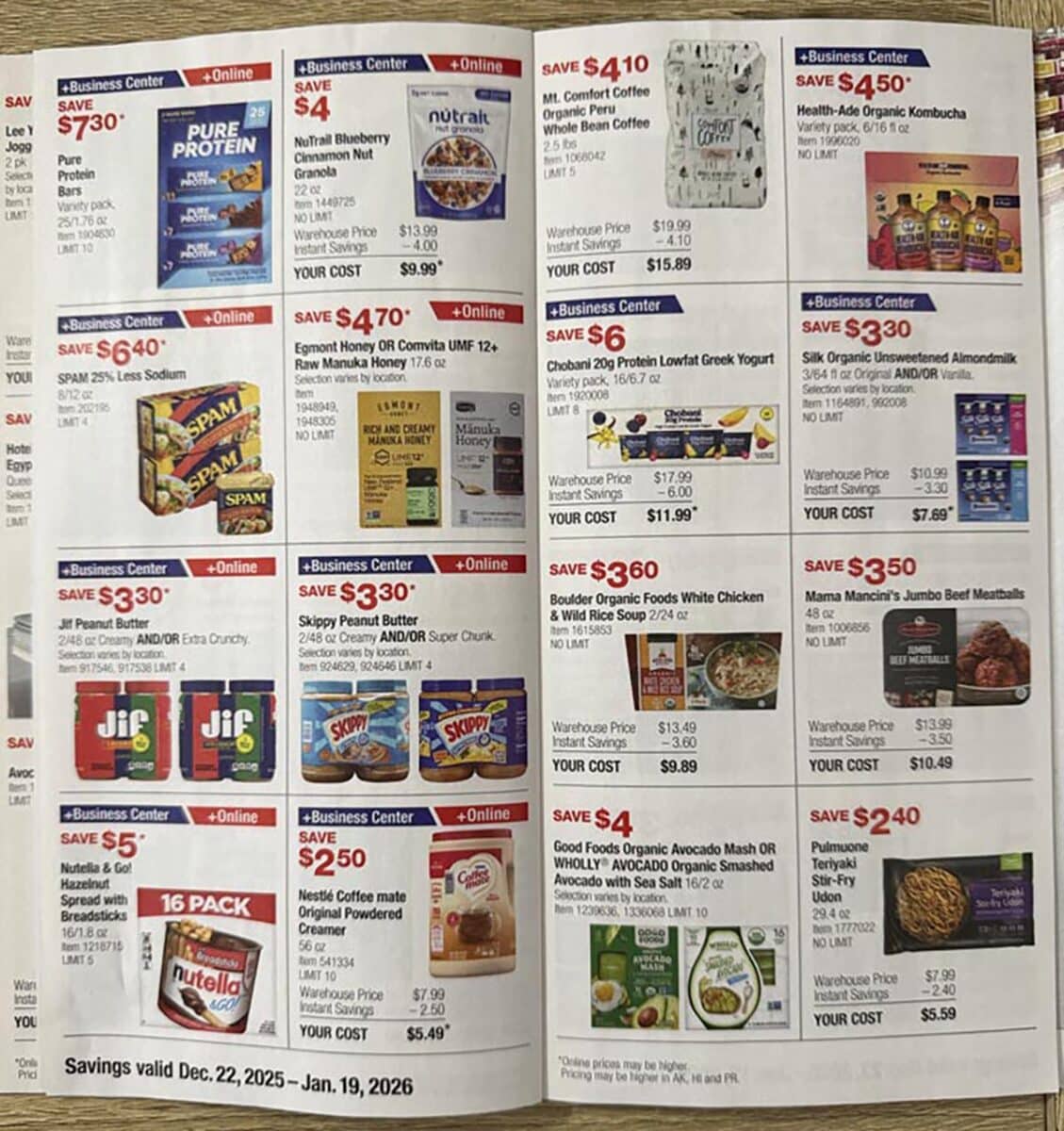 Costco coupon book January 2026