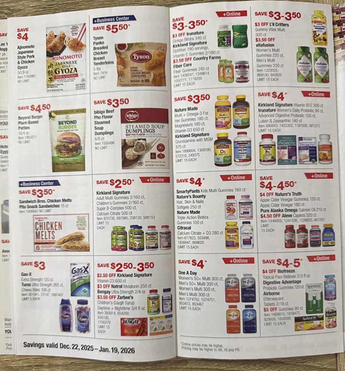 Costco coupon book January 2026