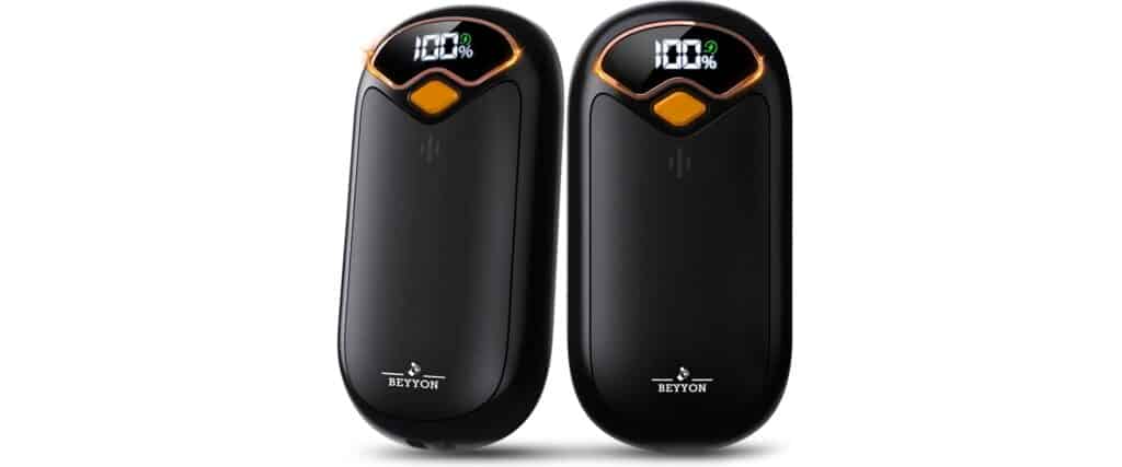 Two electric hand warmers