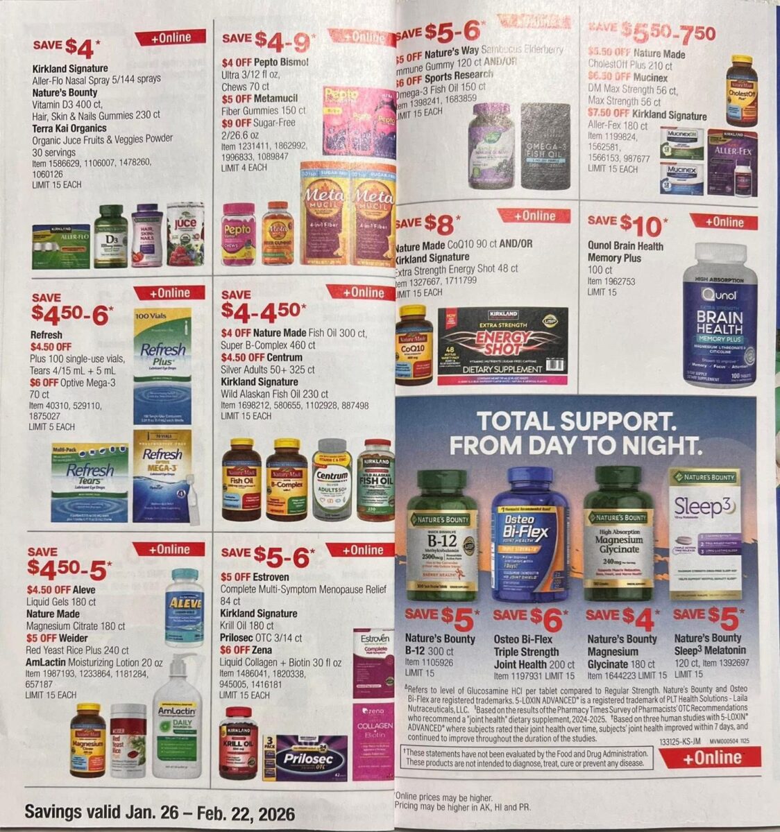 costco coupon book ad scan for january and february 2026 from slickdeals.net