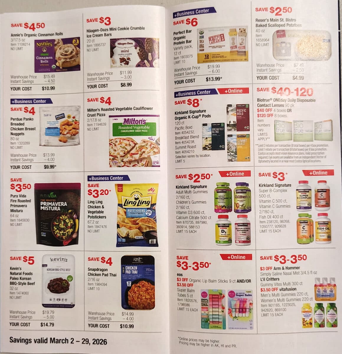 costco coupon book march slickdeals ad scan page