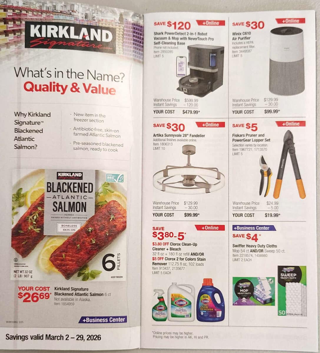 costco coupon book march slickdeals ad scan page
