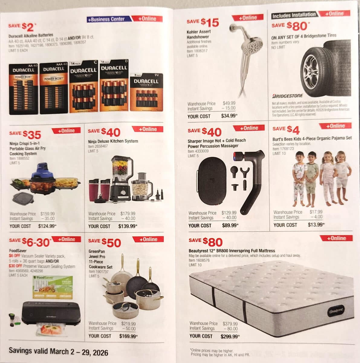 costco coupon book march slickdeals ad scan page