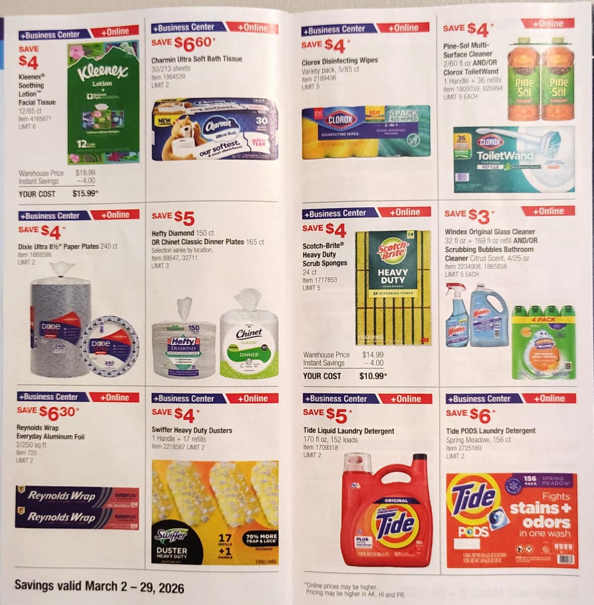 costco coupon book march slickdeals ad scan page