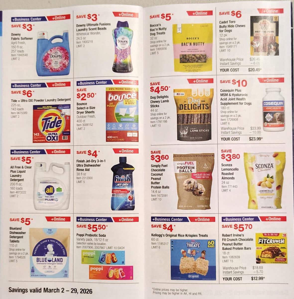 costco coupon book march slickdeals ad scan page