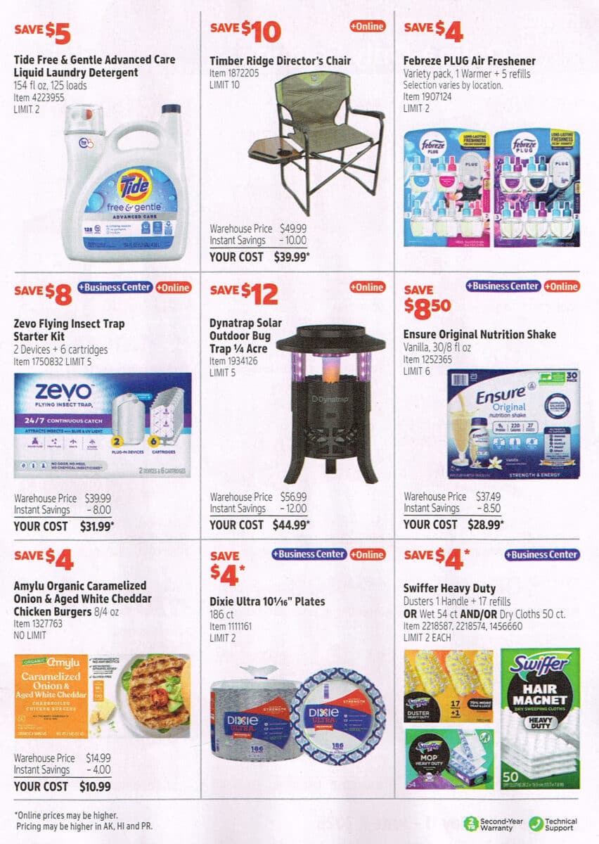 Ad Scan of the May 2026 Costco Coupon Book from Slickdeals.net