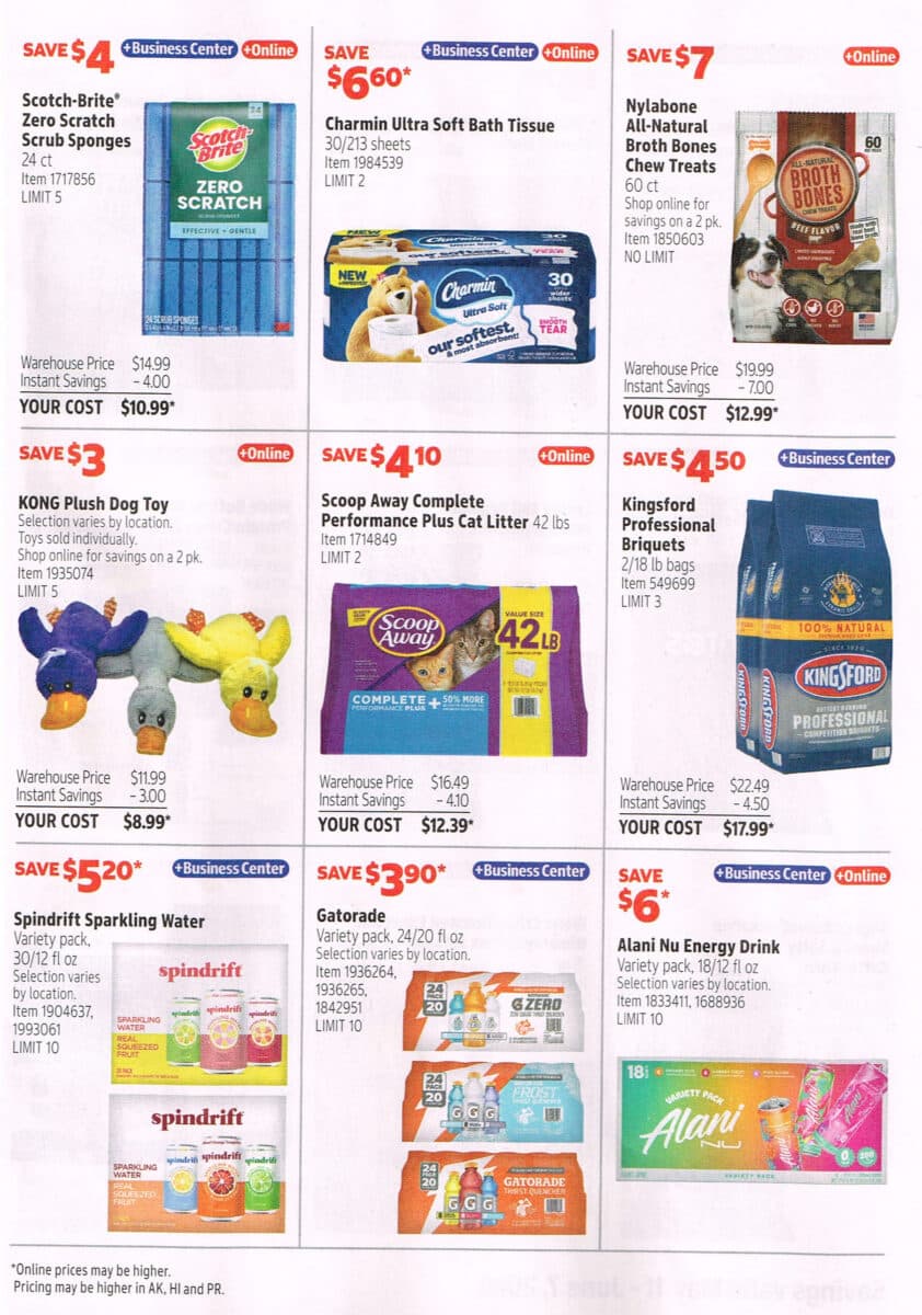 Ad Scan of the May 2026 Costco Coupon Book from Slickdeals.net
