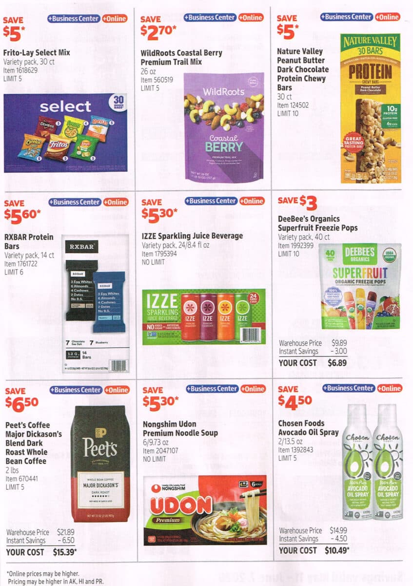 Ad Scan of the May 2026 Costco Coupon Book from Slickdeals.net