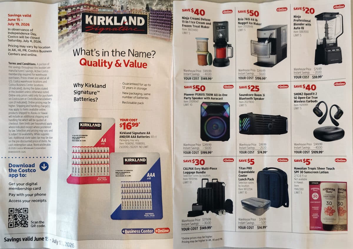 Costco Coupon Book June & July 2026 from Slickdeals