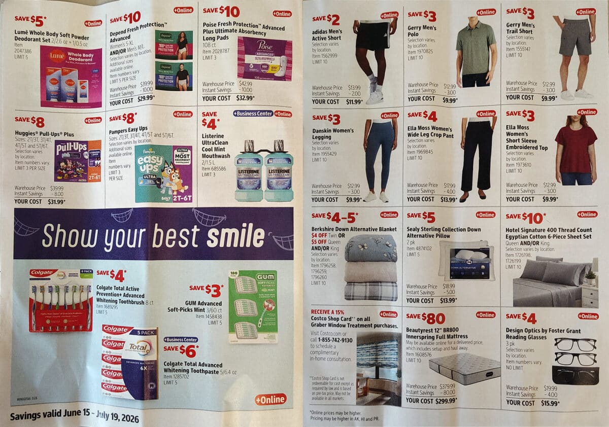 Costco Coupon Book June & July 2026 from Slickdeals