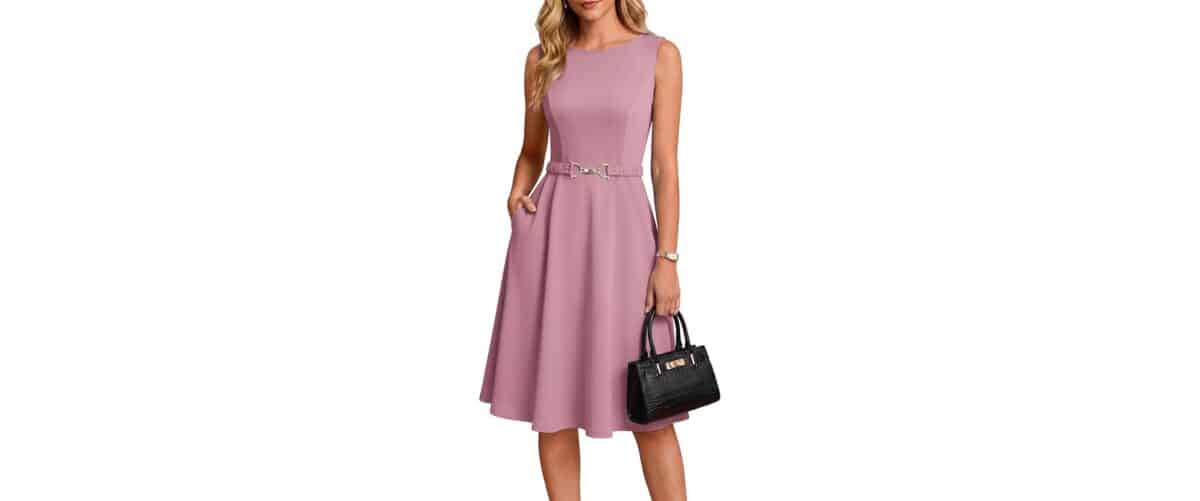 Woman in dress